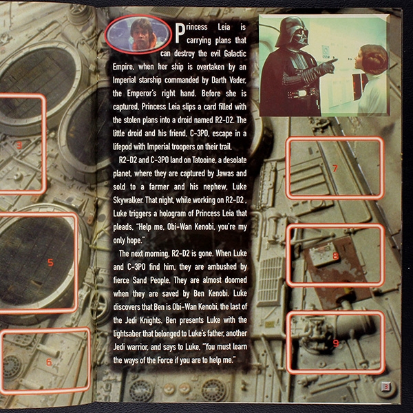 Star Wars SkyBox Panini Sticker Album Set