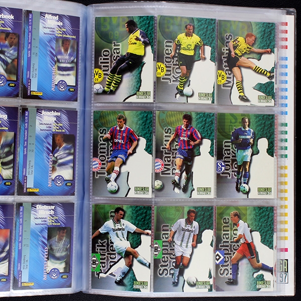 Bundesliga Collection 97 Panini Trading Cards Album komplett
