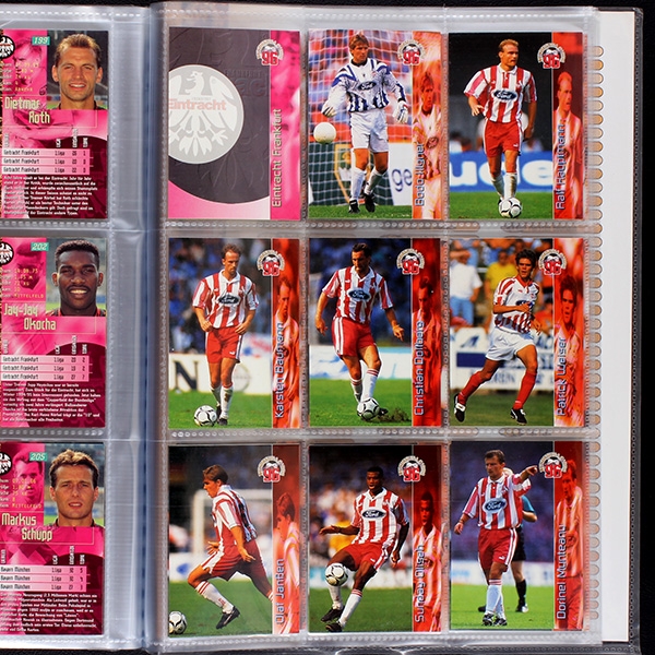 Fußball 96 Panini Trading Cards Album komplett