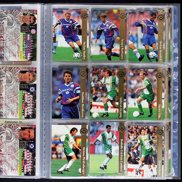 Premium Cards 96 Panini Trading Cards Album fast komplett