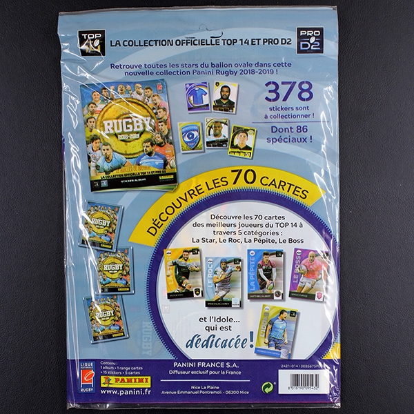 Rugby 2018 Panini Leeralbum - Starter Set