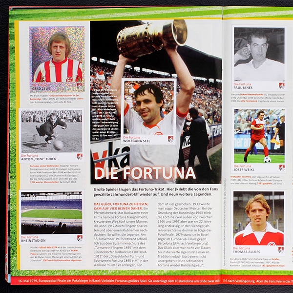 Düsseldorf sammelt Panini Sticker Album komplett