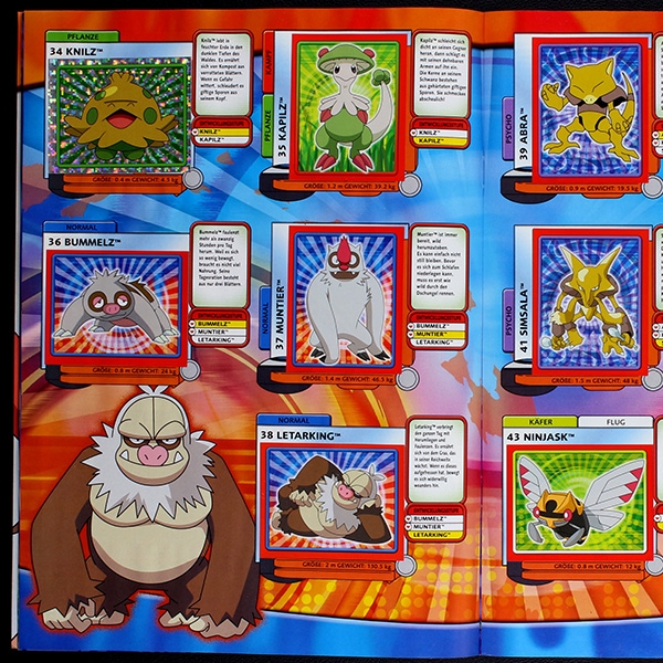 Pokemon Advanced Merlin Sticker Album komplett