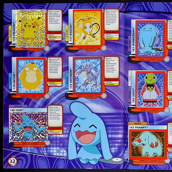 Pokemon Advanced Merlin Sticker Album komplett