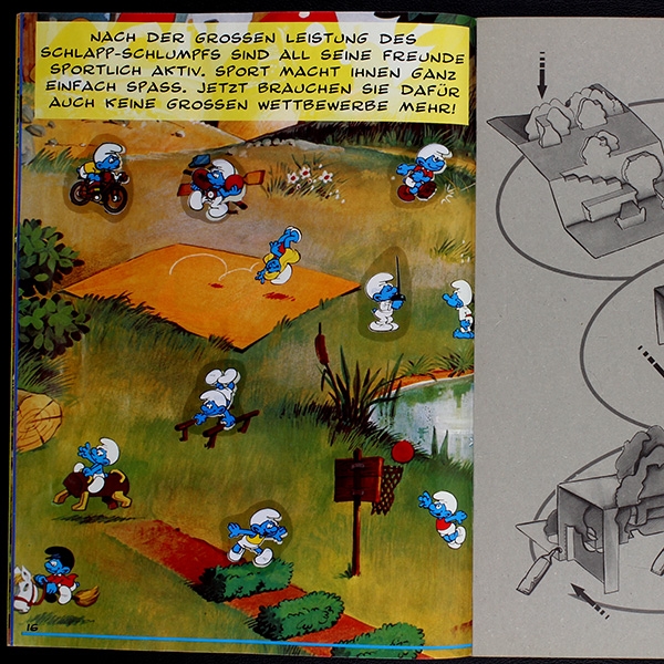 Die Schlümpfe Merlin Sticker Album fast komplett -10