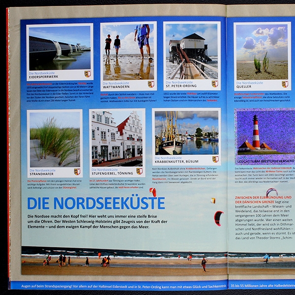 Unser Schleswig Holstein Panini sticker album complete