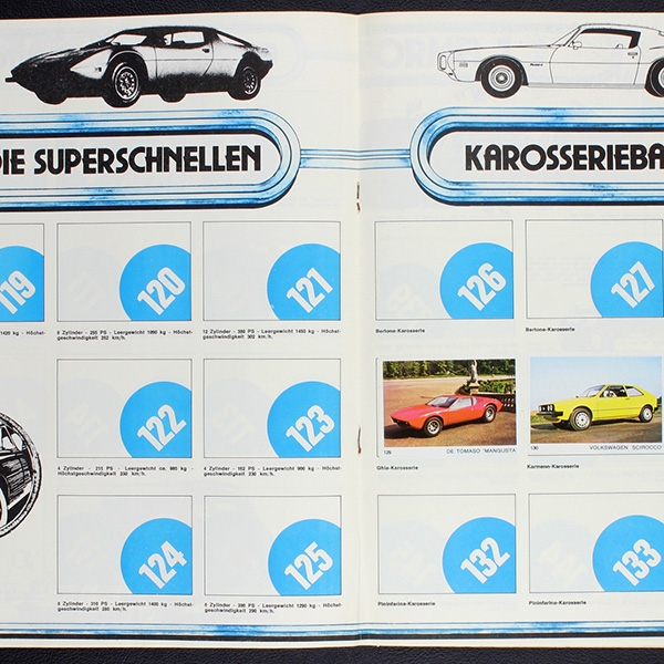 Auto 1977 Americana Sticker Album teilgefüllt