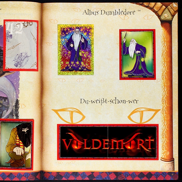 Harry Potter Panini album with stickers