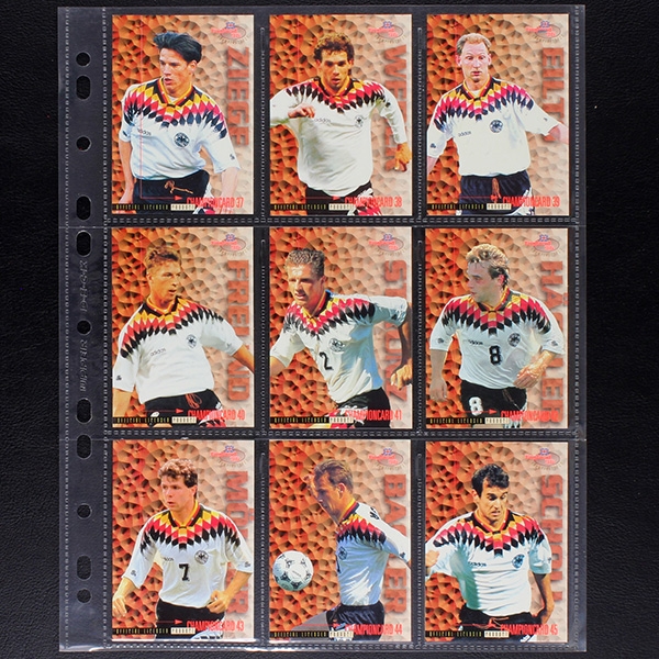 England 96 Panini Trading Cards komplett