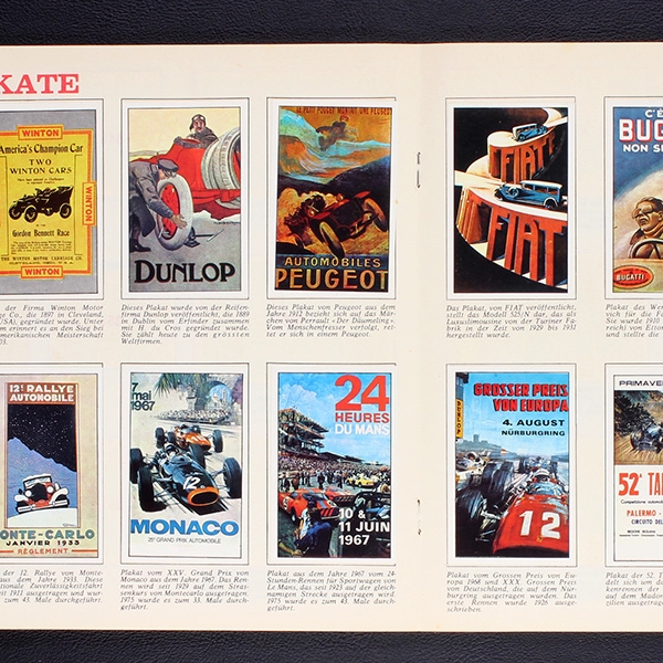 Automobile Panini Sticker Album komplett