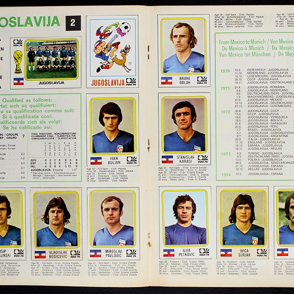 München 74 Panini Sticker Album komplett