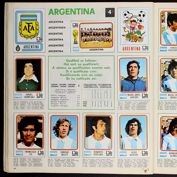 München 74 Panini Sticker Album komplett
