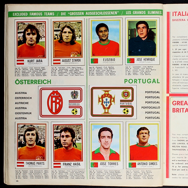 München 74 Panini Sticker Album komplett