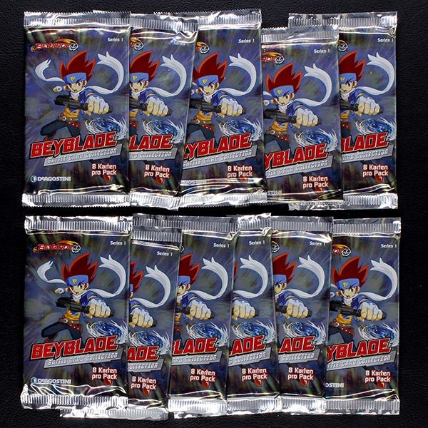 Beyblade DeAgostini 11 Trading Cards Tüten
