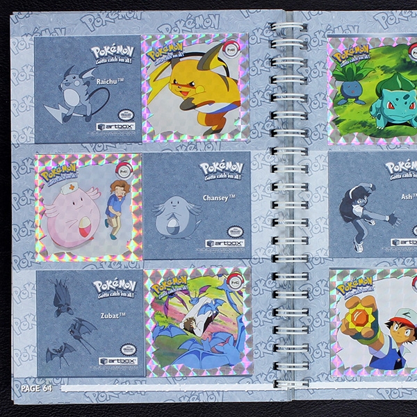 Pokemon Serie 1 Artbox Super Collection Album fast komplett -1