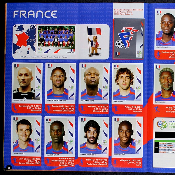 Germany 2006 Panini Sticker Album komplett