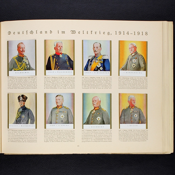 Deutsche Helden Kyriazi 1933 Album fast komplett -1