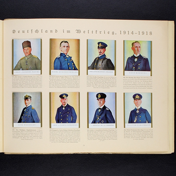 Deutsche Helden Kyriazi 1933 Album fast komplett -1