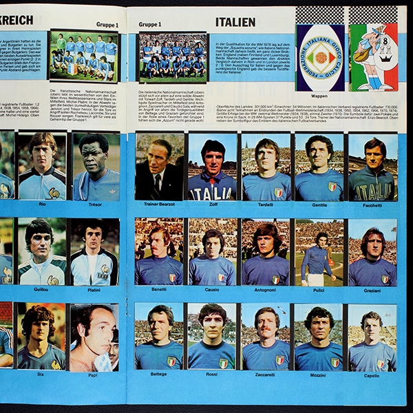 Argentinien 78 Americana Sticker Album komplett