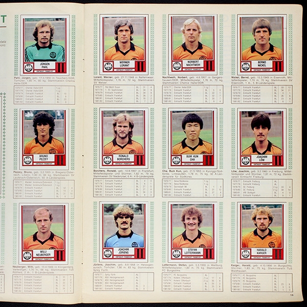 Fußball 82 Panini Sticker Album komplett