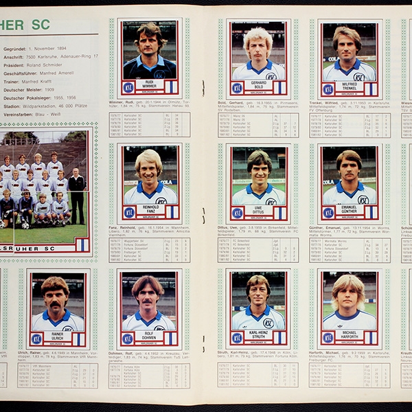Fußball 82 Panini Sticker Album komplett