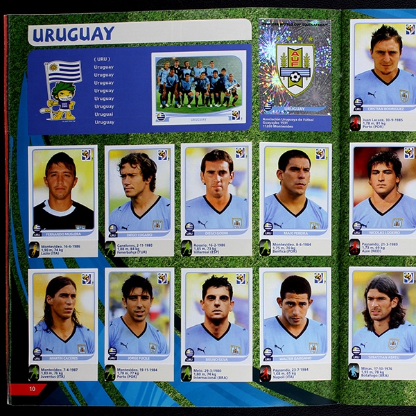 South Africa 2010 Panini Sticker Album komplett + Update