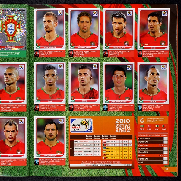 South Africa 2010 Panini Sticker Album komplett + Update