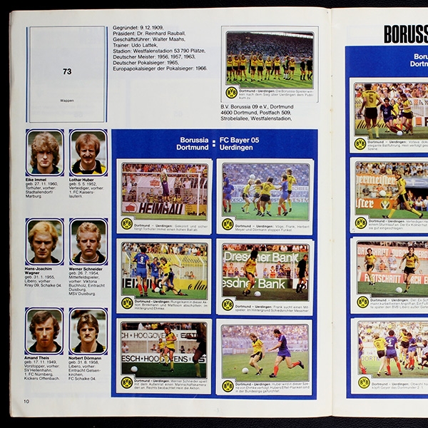 Fußball 80 Panini Sticker Album teilgefüllt - Kopie