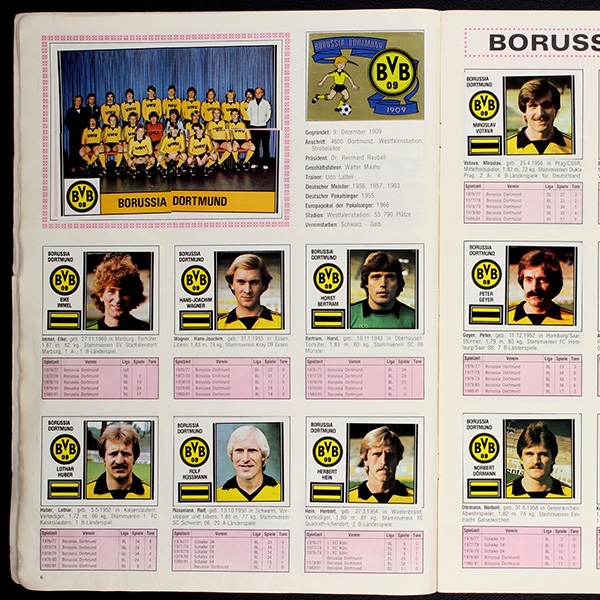 Fußball 81 Panini Sticker Album komplett