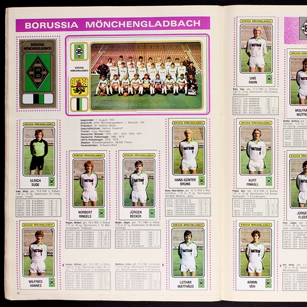 Fußball 83 Panini Sticker Album komplett