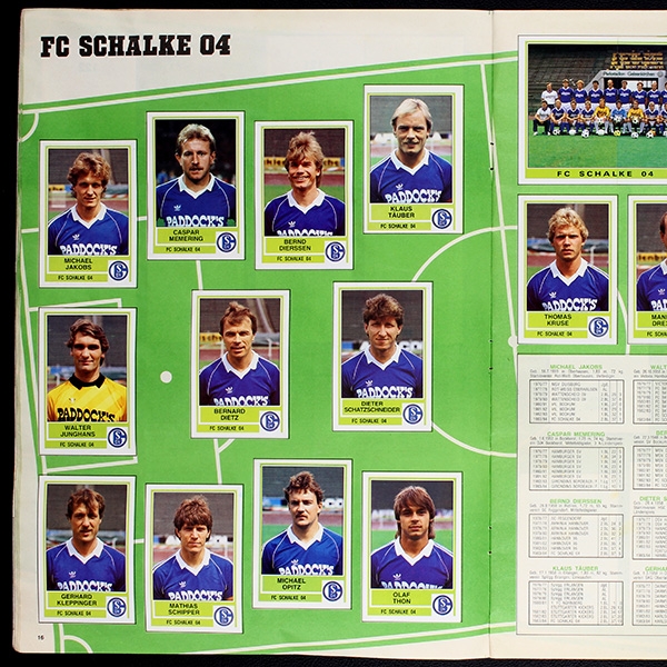 Fußball 85 Panini Sticker Album fast komplett -1