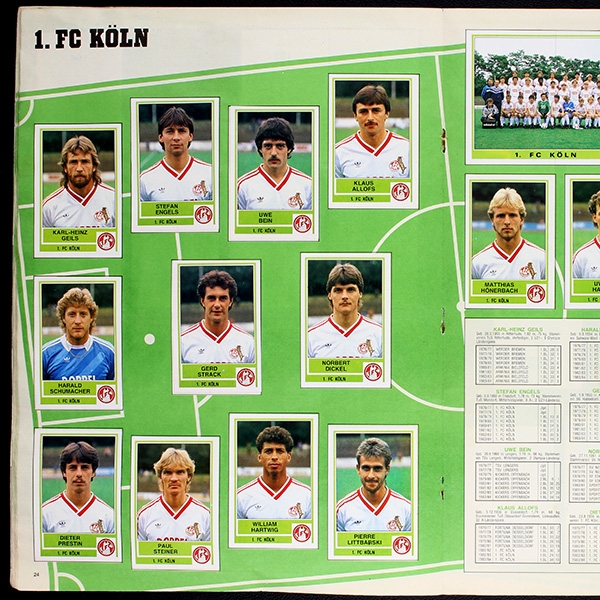 Fußball 85 Panini Sticker Album fast komplett -1