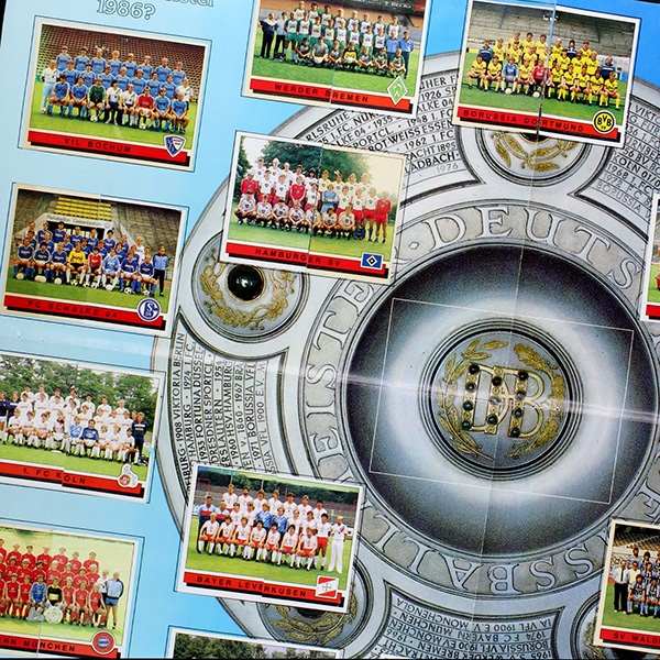 Fußball 86 Panini Sticker Album komplett