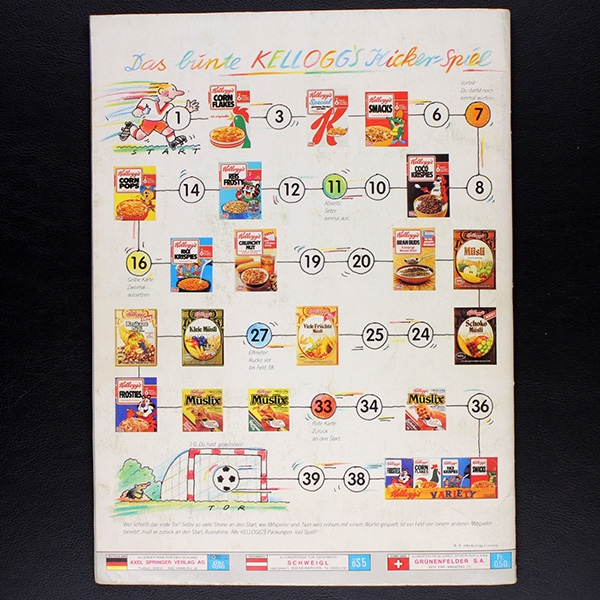 Fußball 86 Panini Sticker Album komplett