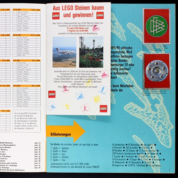 Fußball 90 Panini Sticker Album teilgefüllt -16