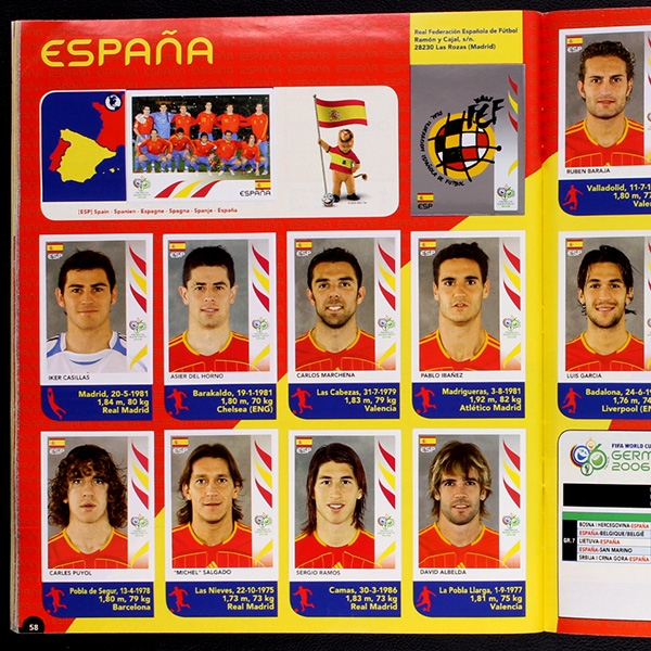 Germany 2006 Panini Sticker Album komplett