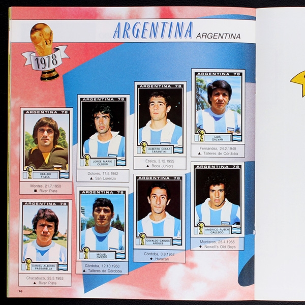 World Cup Story Panini Sticker Album komplett