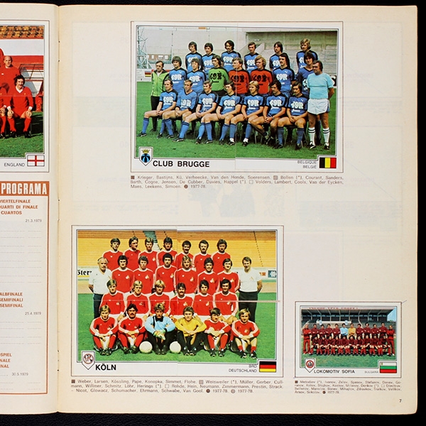 Euro Football 79 Panini Sticker Album komplett