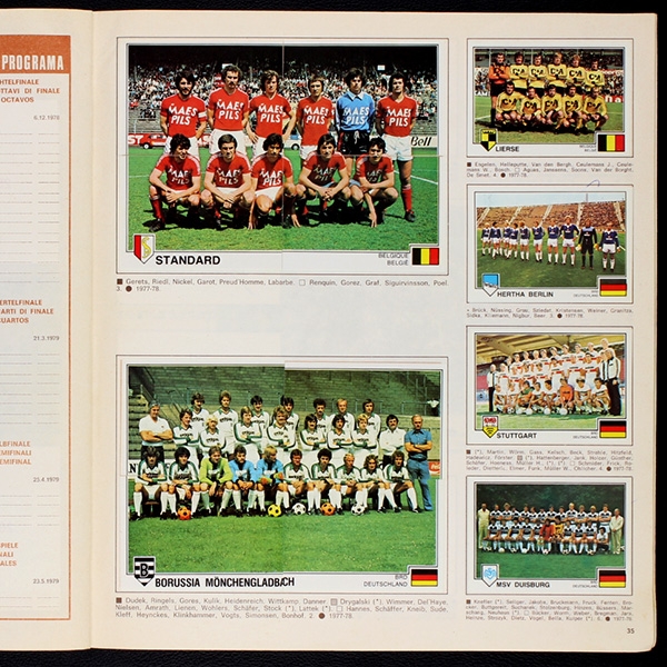 Euro Football 79 Panini Sticker Album komplett