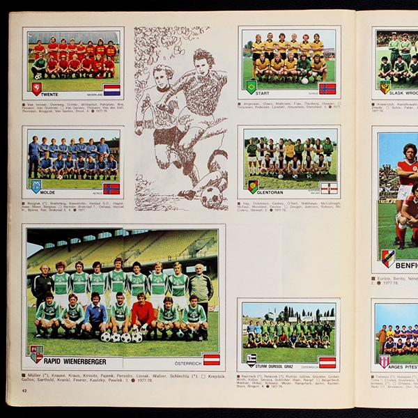 Euro Football 79 Panini Sticker Album komplett