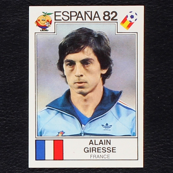 Alain Giresse No. 285 Panini sticker - Espana 82