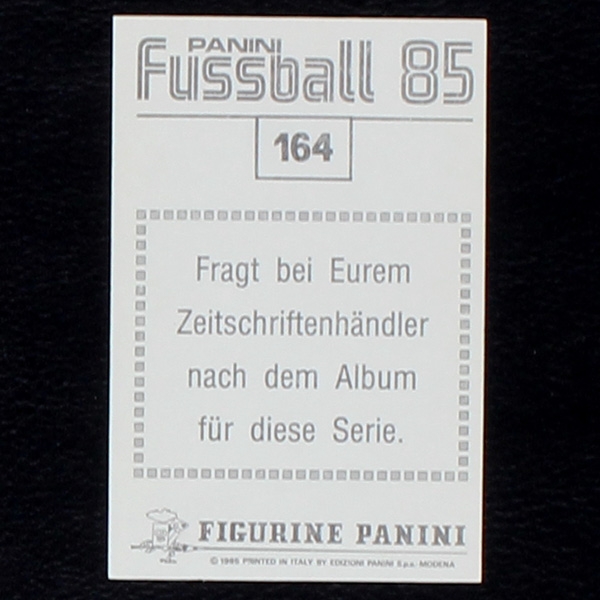 Andreas Brehme Panini Sticker No. 164 - Fußball 85