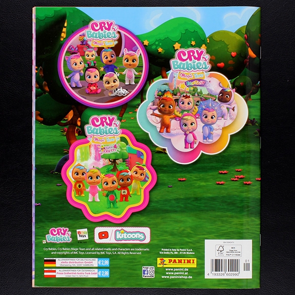 Cry Babies Panini Sticker Leeralbum - F