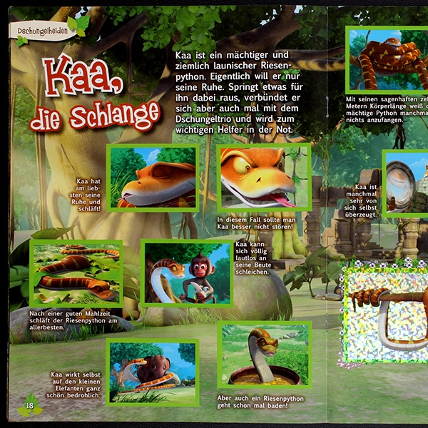 Dschungel Buch Blue Ocean Sticker Album komplett