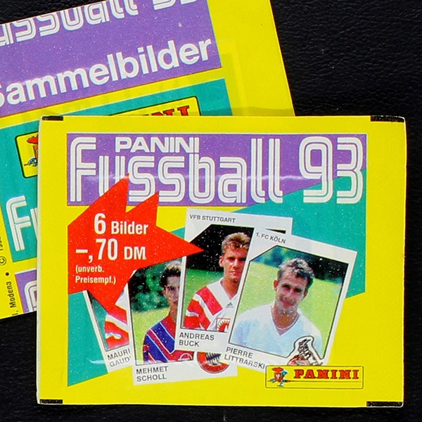 Fußball 93 Panini Sticker Tüte