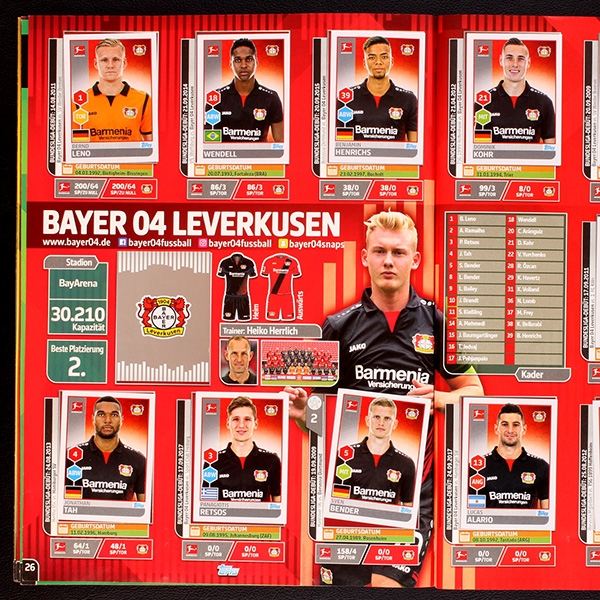 Fußball 2017 Topps Sticker Album komplett