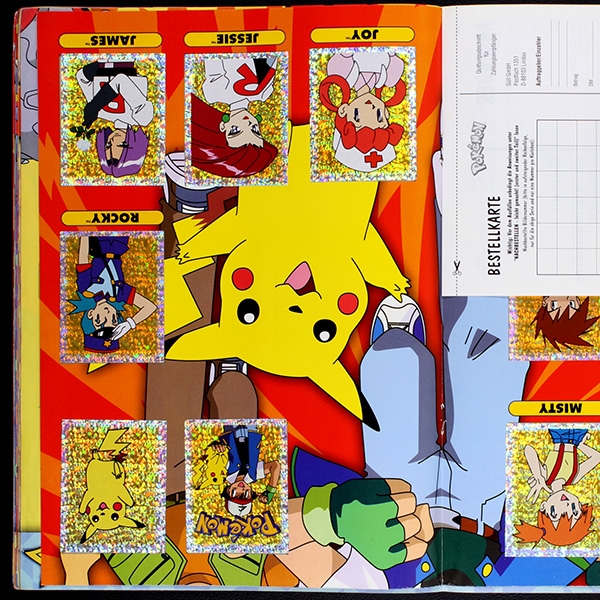 Pokemon Merlin Sticker Album komplett