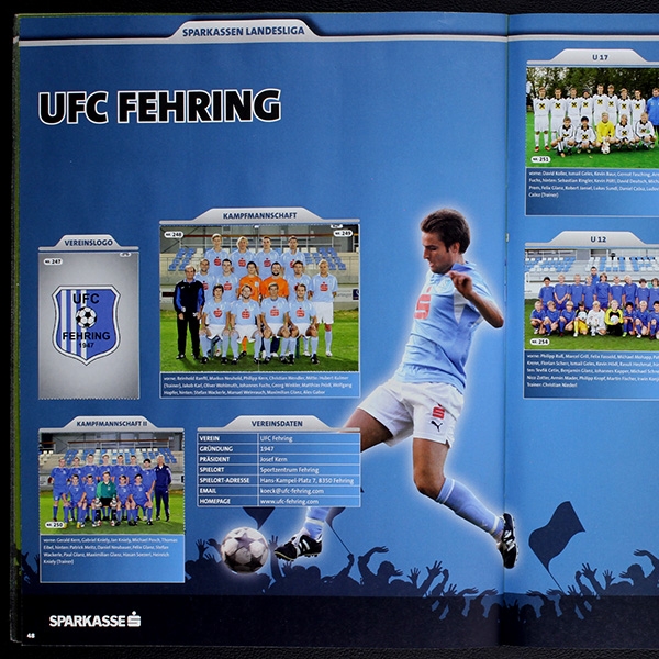 steirischer Fußball 2009 Kleine Zeitung Album komplett