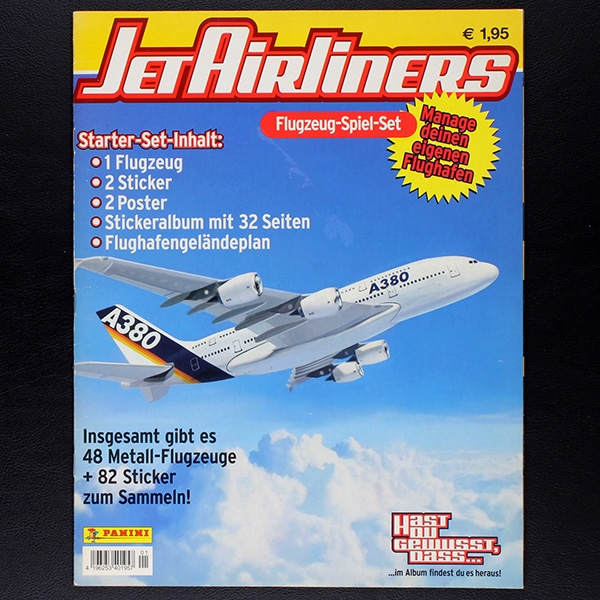 Jet Airliners Panini Sticker Album