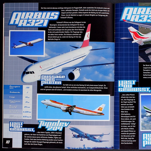 Jet Airliners Panini Sticker Album komplett